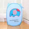 Suministro directo de fábrica cesta para ropa sucia de rejilla cesta de ropa sucia de dibujos animados cesta de almacenamiento plegable cesta de lavandería de organización se puede imprimir LOGOTIPO
