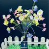Lámpara de Flor Artificial Solar LED Decoración de Patio Jardín Lámpara de Atmósfera Impermeable para Exteriores Lámpara de Césped