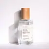 Atacado 30ml 50ml Frascos de Vidro Quadrados para Perfume com Tampas de Madeira, Frascos de Perfume Transparentes, Frascos Vazios Recarregáveis de Encaixe para Perfume