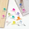 Mini Presilha Coreana Gradiente Fofa Doce Franja Cabelo Quebrado Simples Moda Top Presilha Grampo Acessórios de Cabelo