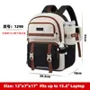 Mochila escolar de doble hombro de fábrica principal, procesamiento personalizado a partir de dibujos y muestras, admite servicios de producción de lotes pequeños con marca privada