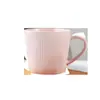 Caneca Cerâmica Listrada Verticalmente, Copo de Grande Capacidade, Copo Simples para Beber, Copo de Casal, Copo de Água Doméstico, Copo de Porcelana, Xícara de Café