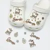 Amuletos para Zapatos Croc, Accesorios para Mujer, Clips para Zapatos DIY, Decoraciones 3D con Pedrería, Clips Desmontables, Estilo de Moda de Influencers