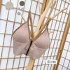 Volumen de funcionamiento de fábrica color Morandi cremallera en V profunda espalda deportiva con tirantes cruzados pecho cubierto chaleco exterior sin costuras