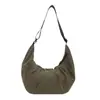 Bolso Cruzado Ligero de Gran Capacidad Estilo Coreano Nuevo Nicho Textura Simple Bolso de Hombro de Moda para Viajes Cotidianos Personalizado Bolso Dumpling