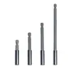 Varilla de Extensión Redonda con Vástago Hexagonal de 4 Piezas, Varilla de Extensión de Broca de 1/4, 60 mm, 100 mm, 150 mm, 300 mm, Varilla de Extensión de Cambio Rápido