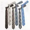 Uniforme Japonés JK Corbata Camisa Mujeres Estilo Universitario DK Estudiante Corbata Hombres Manos Estilo Coreano Retro Moderno Azul Dorado