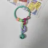 Chaveiro Criativo de Sino DIY Corrente para Capa de Celular Boneco Pendurado Ornamentos Corrente Colorida Acessórios de Chaveiro Pingente de Bolsa