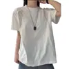 Camisetas de Manga Corta Ins para Hombre y Mujer Verano 2026 Nuevo Estilo Sencillas Transpirables Resistentes Retro Holgadas Casuales de Media Manga
