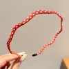 Hermosa diadema ondulada de caña alta para mujer, nuevo modelo 2026, adecuada para el uso diario, accesorio para el cabello antideslizante para lavarse la cara