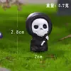 Série do Deus da Morte Fantasma de Halloween Transfronteiriça Paisagem em Miniatura Bonsai Pequenos Enfeites Mini Coelho Fofo Fantasma Enfeites