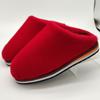 Pantuflas de Tela Hechas a Mano Pantuflas de Algodón Zapatos de Luna de Tacón de Bolsa para Mujer Otoño e Invierno Maternas Suela Gruesa Edad Media y Avanzada Forradas de Vellón Antideslizantes Resistentes al Desgaste