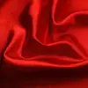 El fabricante suministra tela satinada brillante de doble capa 75D para vestidos de novia, ropa de cama y forros de almohadas