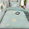 A6L Algodón Dormitorio Estudiantil Juego de Tres Piezas Cama Superior e Inferior Ropa de Cama 100 Sábana Funda de Edredón Juego de Seis Piezas Edredón