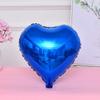 Globo publicitario de película de aluminio para exteriores al por mayor, impresión de logotipo, código QR, forma de corazón, 18 pulgadas, tienda de aniversario, tienda de celebración