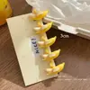 Puesto de Mercado Nocturno Comida y Juego Caricatura Fruta Pasador Infantil Lindo Adorno para el Cabello Modelo de Un Yuan Celebridad de Internet Accesorio para el Cabello Manzana