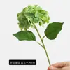 Flor de Hortênsia Artificial 3D de Haste Única com Toque de Luxo para Decoração de Casa Sala de Estar Arco de Casamento Flor Falsa Atacado Transfronteiriço
