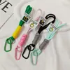 Corda de nylon colorida corda trançada mochila outdoor cordão chaveiro pingente mosquetão bolsa para celular cordão de mão pingente