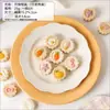 Mini Forma de Bolo Lunar Novo Modelo 2026 Estilo Chinês para Fazer Pele de Gelo e Centro Líquido 30g 25g Pressionada à Mão Uso Doméstico