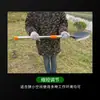 Pá Telescópica de Aço Inoxidável Toda em Aço Espessada para Jardinagem ao Ar Livre Carro Off-road Pá Pequena Pá de Neve Pá Pá de Carro Doméstica