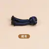 Placa de Botão para Cheongsam Fivela Traje Tang Hanfu Fivela de Placa Tecida à Mão Estilo Chinês Estilo Nacional Botão Estilo Étnico Cabeça de Botão de Tecido Colorido