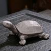 Arena morada Tortuga de la Longevidad Decoración para mascota de té colador de té juego de té kung fu tetera filtro de té red de té juego de té filtro de té filtro de cerámica