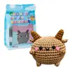 Kit de fabricación de muñeco de ganchillo oveja de compra directa transfronteriza con instrucciones en inglés, fácil de seguir