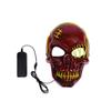 Productos calientes transfronterizos cicatriz de calavera Máscara de un ojo Halloween el horror Máscara luminosa Fiesta máscara de fantasma