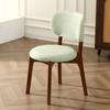 Funda para Silla de Comedor de Madera Sólida Nórdica para el Hogar Simple Moderna Lujo Ligero Funda para Silla con Respaldo Funda para Silla con Respaldo de Restaurante