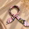 Pulseras de pañuelo de seda estilo francés transfronterizas con varios estampados, pulseras de cinta estampadas en tela, admiten personalización y venta al por mayor en stock