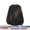 Camiseta de manga larga con cuello Henry de lino sintético para hombre, estilo otoñal moderno, top base holgado y versátil