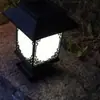 Lámpara de techo de cuatro esquinas de celosía para habitación grande, lámpara de jardín impermeable para uso doméstico, lámpara de suelo para jardín de villa, lámpara de césped, energía solar transfronteriza de comercio electrónico