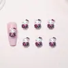 Nueva Falda Floral Gato Hello Kitty Dibujo Animado Japonés Accesorios para Uñas Resina Accesorios Pequeños Accesorios para Pendientes DIY