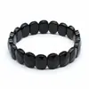 Joyería de Cristal Transfronteriza, Piedra Natural, Pulsera de Amatista de Moda para Mujer, Ojo de Tigre Multicolor con Etiqueta de Mano Facetada