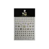 Yitu Pegatinas para Uñas 3D Estrella Dorada Patrón Hormiga Estilo Simple y Exquisito Tendencia de Internet Pegatinas Decorativas Yt6835