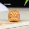 Colgante Individual DIY Danza del León de Fruta Marfil con Cuentas para Colgar en el Coche, Cadena para Teléfono Móvil, Llavero, Adorno de Semilla de Bodhi