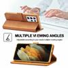 Funda de cuero con tapa magnética para Samsung S25ultra Maverick, con ranuras para tarjetas, para Samsung S24FE, A16 5G