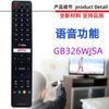 Para Control Remoto por Voz de TV Sharp GB345WJSA GB346WJSA GB326WJSA WJNA