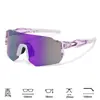 Gafas de Ciclismo, Gafas de Sol Coloridas para Deportes al Aire Libre, Modelos Populares Transfronterizos en Europa y América, Película Verdadera Viento de Carretera Protección UV Gafas de Sol para Montañismo