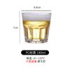 Vaso de Cerveza de PC Acrílico Transparente Resistente a Roturas Gran Capacidad Asa Vaso de Cerveza Taza de Té