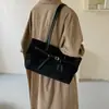 Bolso de hombro tipo tote Melard estilo vintage esmerilado para mujer, principios de otoño, gran capacidad, ligero, lujoso, de nicho y de alta gama.