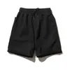 Pantalones cortos transfronterizos, nuevos estilos de verano, pantalones cortos de algodón puro para hombre, pantalones cortos de cinco puntos, color liso estilo japonés, unisex, versátiles, holgados, pantalones cortos casuales
