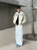 Chaqueta de Marca de Moda con Estampado de Letras para Hombre, Diseño Casual Retro Americano de Alta Resistencia, Ropa de Abrigo Versátil y Cómoda