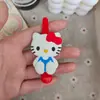 Clipe de Bico de Pato Sanrio de Borracha Macia Desenho Animado Fofo Grampo de Cabelo Cão Canela Doce Melody Grampo de Cabelo Lateral para Meninas