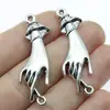 45X14Mm 3,7g Multicor Conector de Acessórios para Roupas DIY Conector de Palma da Mão de Beleza