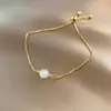Moda Feminina Nicho Pedra Olho de Gato Simples Minimalista Pulseira Ajustável Joia Atacado da Europa e América