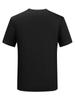 Camiseta de marca de moda europea y americana con oso de pedrería, camiseta básica de manga corta para hombre de algodón cálido y talla grande, top de moda ajustado