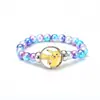 Pulsera de Cuentas de Pokémon, Pulsera Elástica de Colores con Cuentas, Accesorio de Pulsera Elástica de Pikachu Pokémon