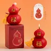 Artículos de Regalo Pequeños para Año Nuevo 2026, Recuerdos Perfumados, Adornos Creativos de Calabaza de la Fortuna del Año del Caballo, Velas de Aromaterapia