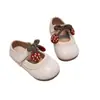 Zapatos coreanos de primavera 2026 para niñas pequeñas, Zapatos Mary Jane, Zapatos de piel, Zapatos de princesa de suela blanda para bebés